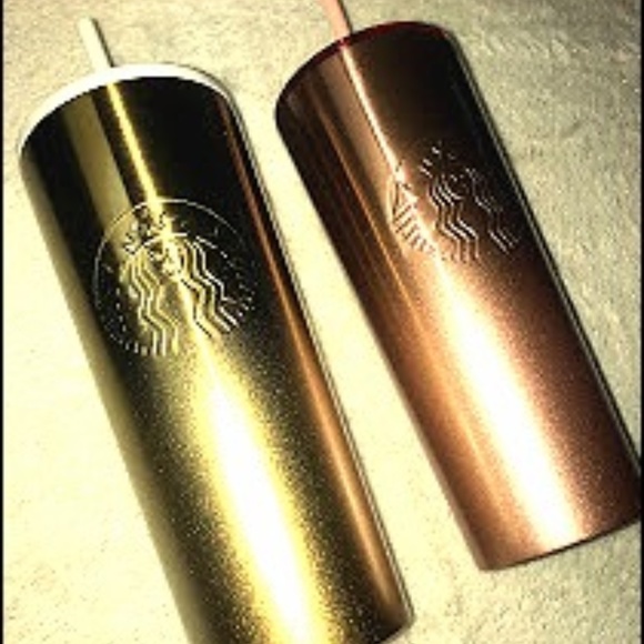 Starbucks Other - Starbucks 2019 Holiday Tumbler Metal Rose Gold